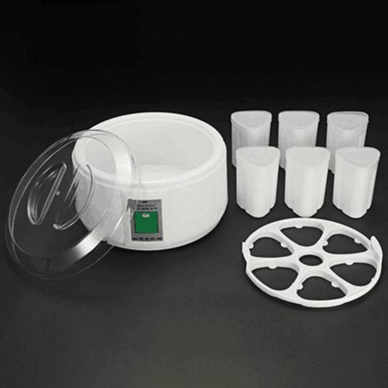 Elektrisk 1.5l yoghurt maker automatisk diy værktøj yoghurt container hjem køkken