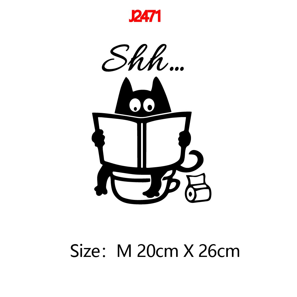 Modern Toilet Home Decor Wall Stickers For Toliet Rooms Shower Room Diy Home Decoration Wall Art Decal Decoration Sticker: J2471