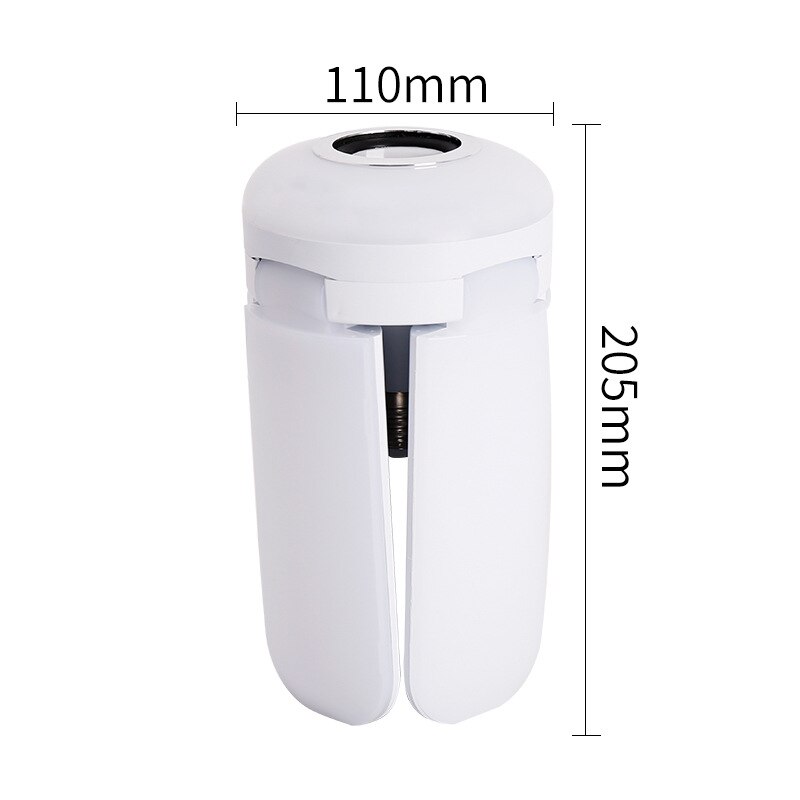 E27 RGB Bluetooth musique plafonnier LED quatre feuilles lumière 50W Smart télécommande coloré pliant musique ampoule lumière