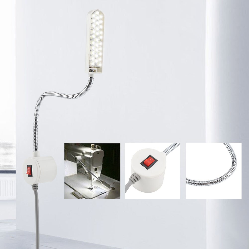 Naaimachine industriële verlichting led-lamp multifunctionele flexibele lamp magnetische naailamp voor werkbank draaibank boormachine