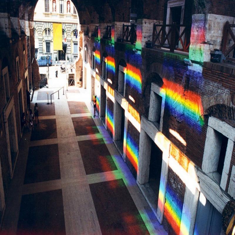 Triangular Prism Rainbow Optical Prism Lens Right Angle Reflecting Teaching Light Experiment Spectrum Kids Students