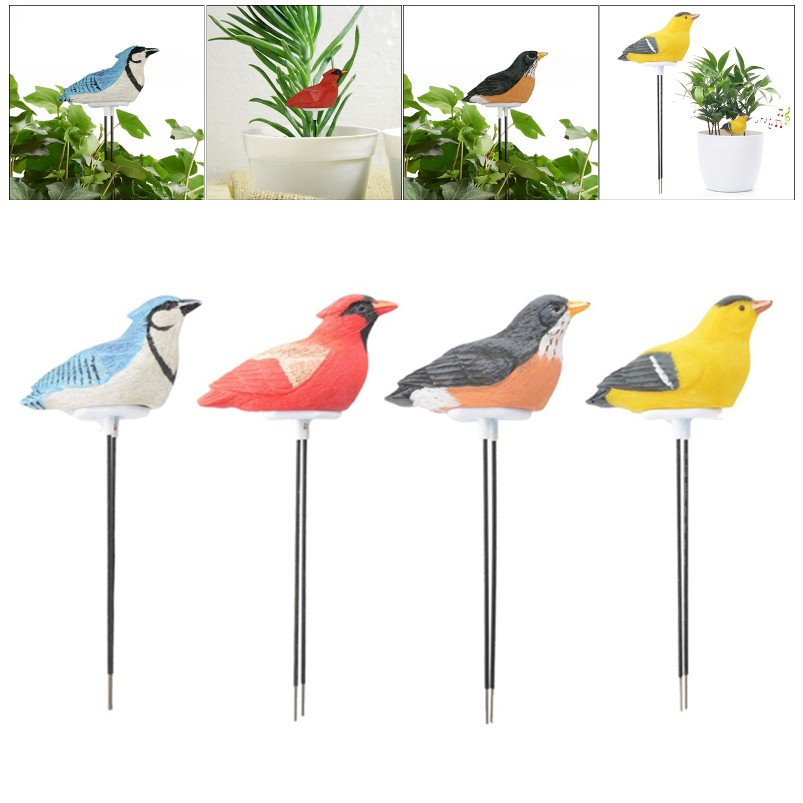 Bird Shape Soil Moisture Meter 18cm Electronic Soil Humidity Tester Detector