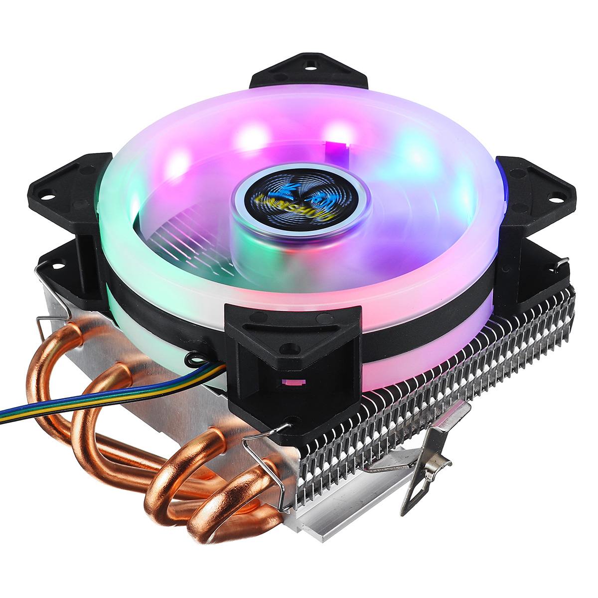 CPU Cooler Fan Heatsink 2/4/6 Copper Heatpipe 3/4Pin RGB Fan Cooler For Intel 775/1150/1151/1155/1156/1366 and AMD All Platforms: Type 13