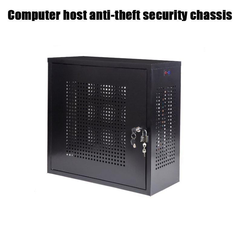 Computer gastheer anti-diefstal beveiliging chassis PC security chassis uitschakelen USB standaard size chassis zijdeur dubbele lock