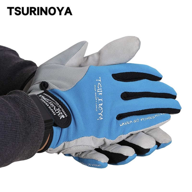 Tsurinoya Vissen Handschoenen Volledige Vinger Anti-Slip Outdoor Sport Handschoenen Voor Vissen Hand Protector Luvas Guantes