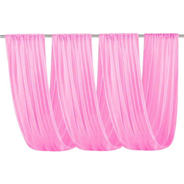 1 pannello 73*600cm tende da soffitto per matrimoni arco per matrimoni tenda in chiffon in tessuto drappeggiato per la cerimonia del partito decorazione di nozze