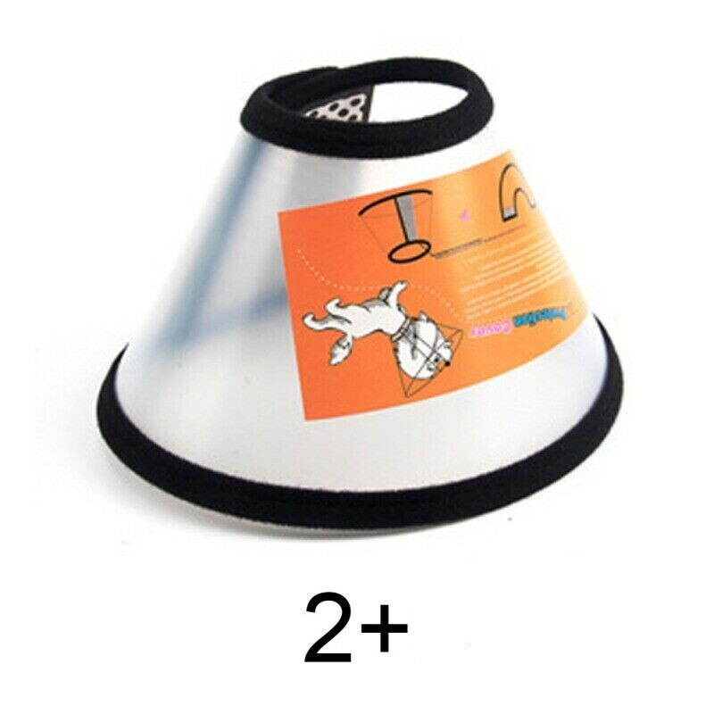 Kunststoff Haustier Kegel Hund Erholung E-Kragen Katze Kegel Weiche Kante Anti-Biss Lecken Wunde Heilung Einstellbare Halsbänder hals Kegel für Hunde Katze: 2.5