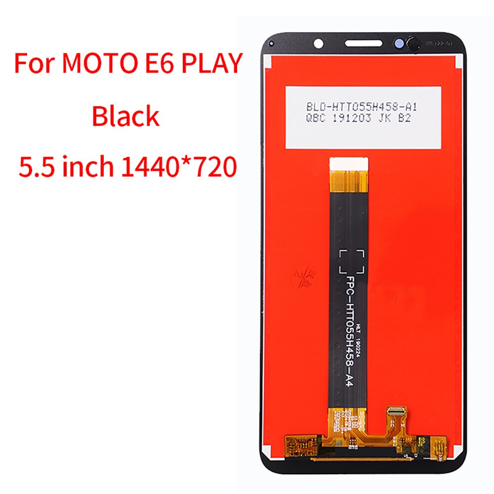 5.5 "Scherm Origineel Voor Motorola Moto E6 Spelen XT2029 XT2029-1 Lcd Display Touch Screen Digitizer Monteren Voor Moto E6 play Lcd