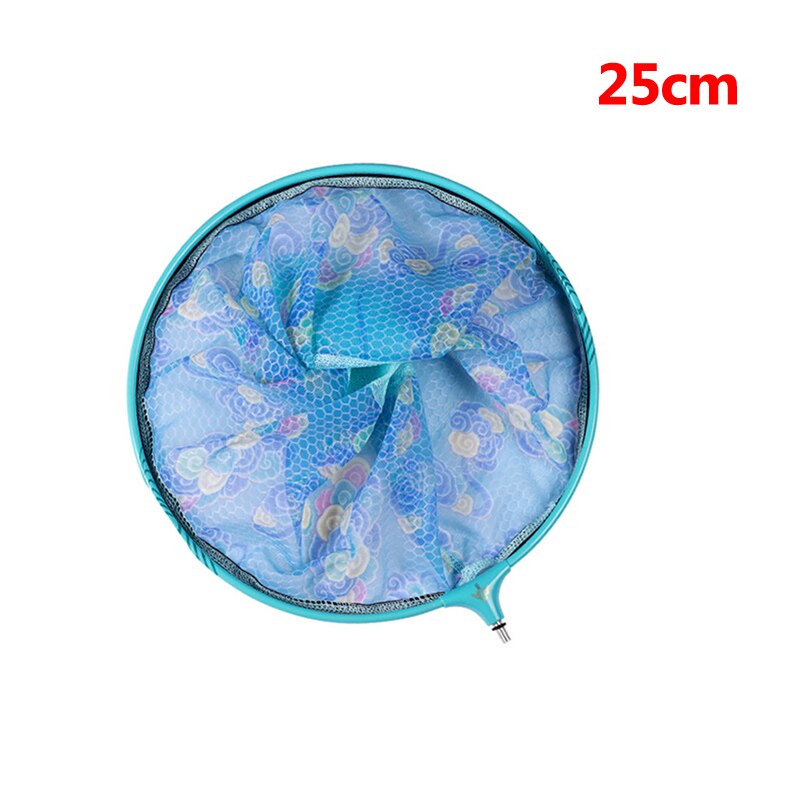 Filet de pêche télescopique pliable en carbone, 2.1M 3M, à longue poignée, équipement pour la pêche, X437B: 25m net Blue