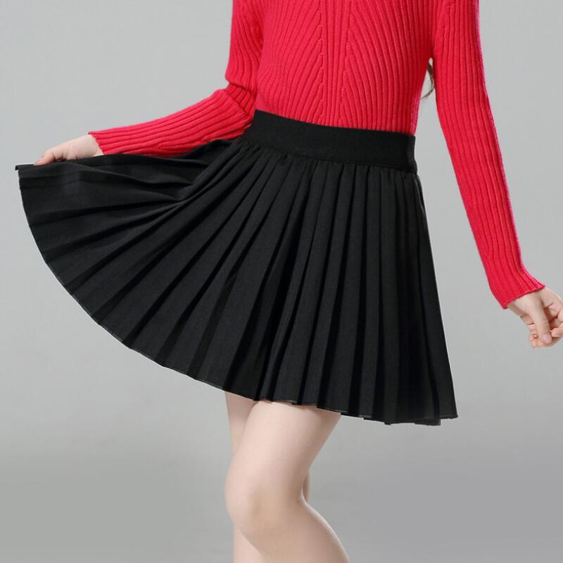 Kind Rok Tiener Kinderen Geplooide Katoen Zwart Dansen Rok Philabeg Baby Peuter Kleding School Meisjes Tutu Rokken JW2982A