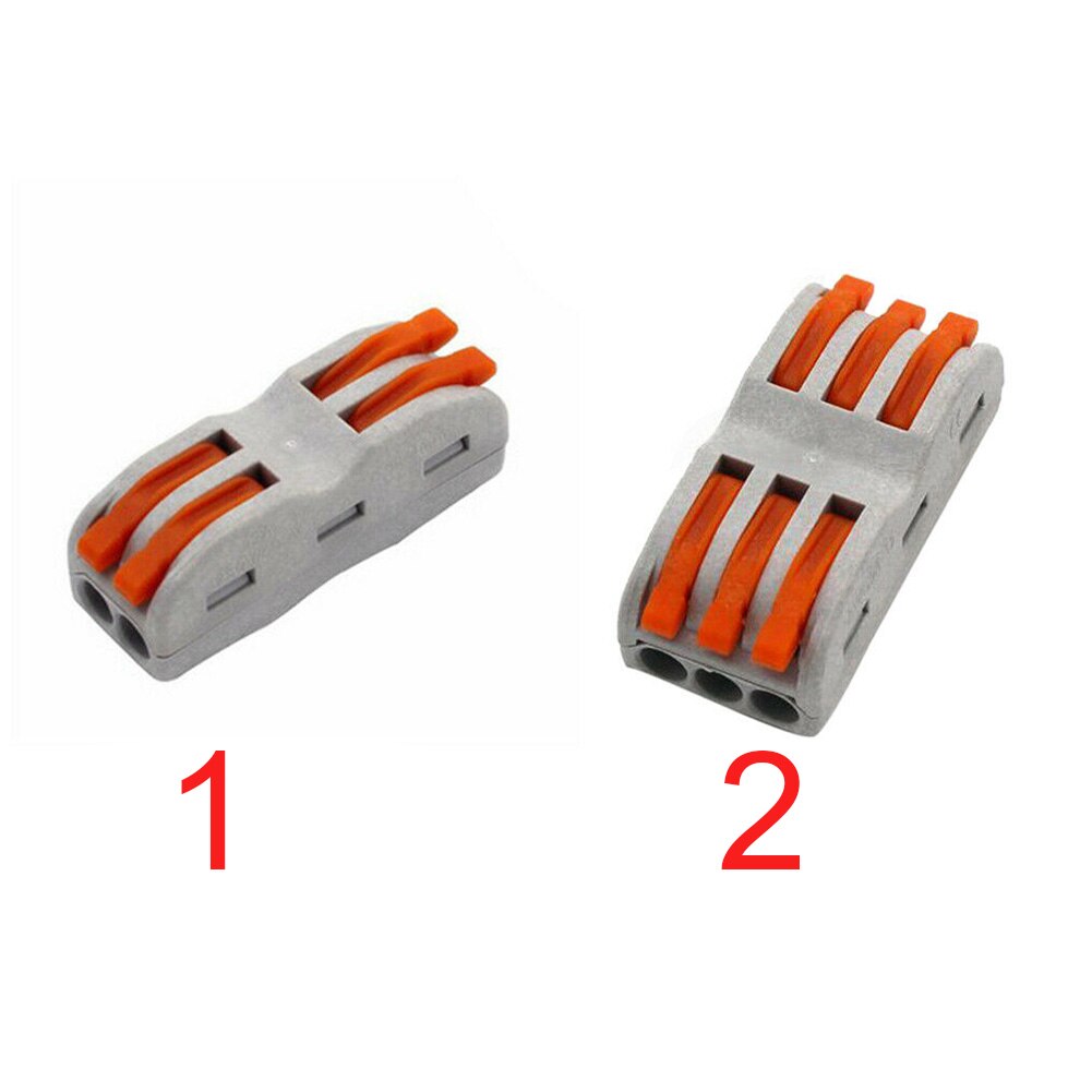 10 Pcs Universal Heat Resistant Electrical Cable Insulation Fast Wire Connector Terminal Luminaire Lighting Power Supply Home