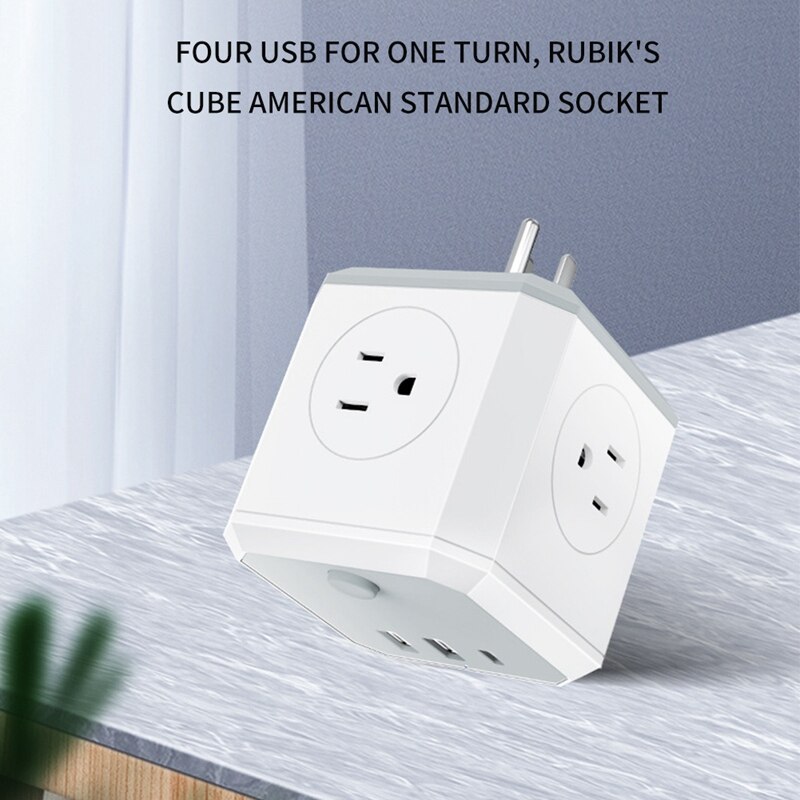 Power Cable Plug Usb Power Strip With USB 1.8M Extension Cable, USB Wit... – Grandado