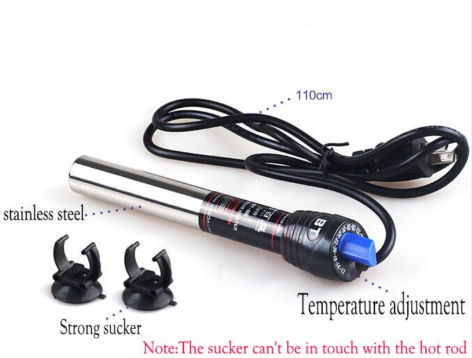 Adjustable Aquarium Heater Automatic Reptiles Amphibians Aquarium Water Heater Fish Tank Temperature Thermostat Heater 100W 500W