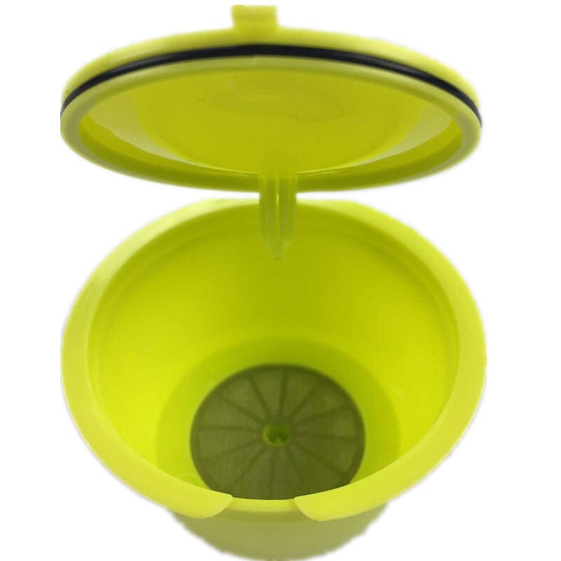 1pc use 50 times 10 Colors Refillable Dolce Gusto coffee Capsule nescafe dolce gusto reusable capsule dolce gusto capsules: Green