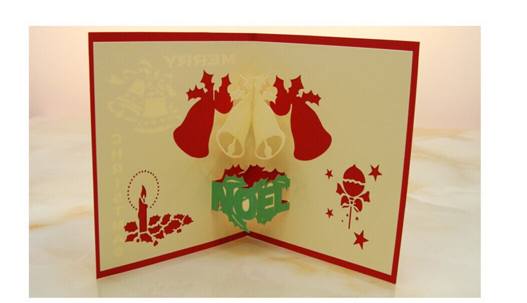 3D Pop Up Greeting Card Handmade Happy Birthday Merry Christmas Card: 13