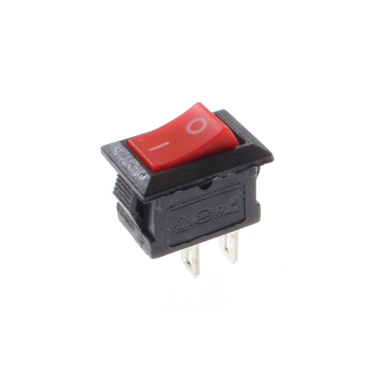 10 pcs/lot KCD1 15*10mm 2p Boat Rocker Switch Single Pole SPST Snap-in on off Power switch Position 3A/250V: Red