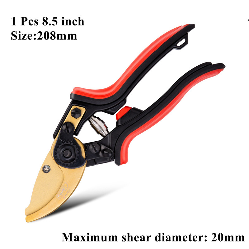 1 Pz Potatore Forbici Da Giardino Professionale affilato circonvallazione Cesoie Da Potatura rifinitore per Alberi Cesoie A Mano clipper per Attrezzi Da Giardinaggio: Argento