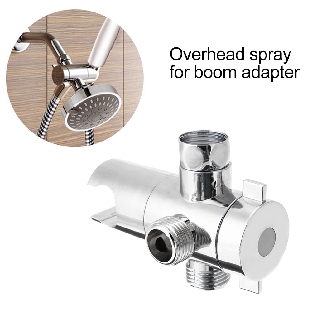 3-Weg Douchekop Omstelling Mount Combo Douche Spray Arm Gemonteerd Fixer Beugel Badkamer Armatuur Kraan Vervanging
