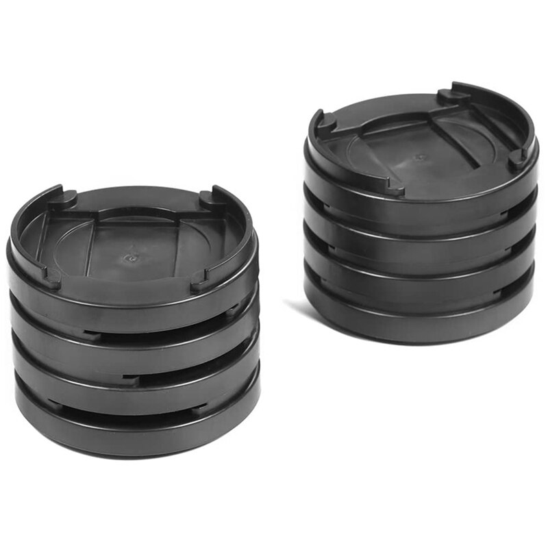 Tope de muebles, 8 piezas, almohadilla de plástico para mesa, antideslizante con múltiples ranuras, alfombrilla para pies de muebles, almohadilla para tope de cama para sofá, silla: Default Title