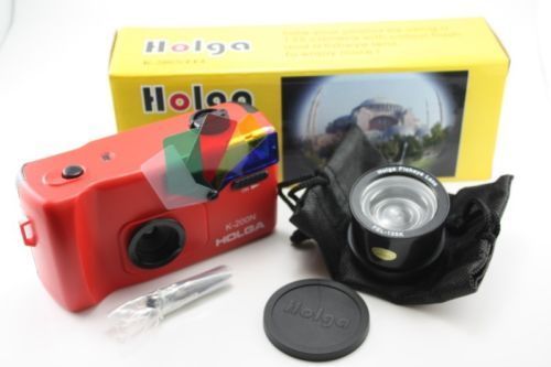 Holga K200N K200 N 35mm 135mm Fisheye Lens Kleur Flash lomography Film Camera