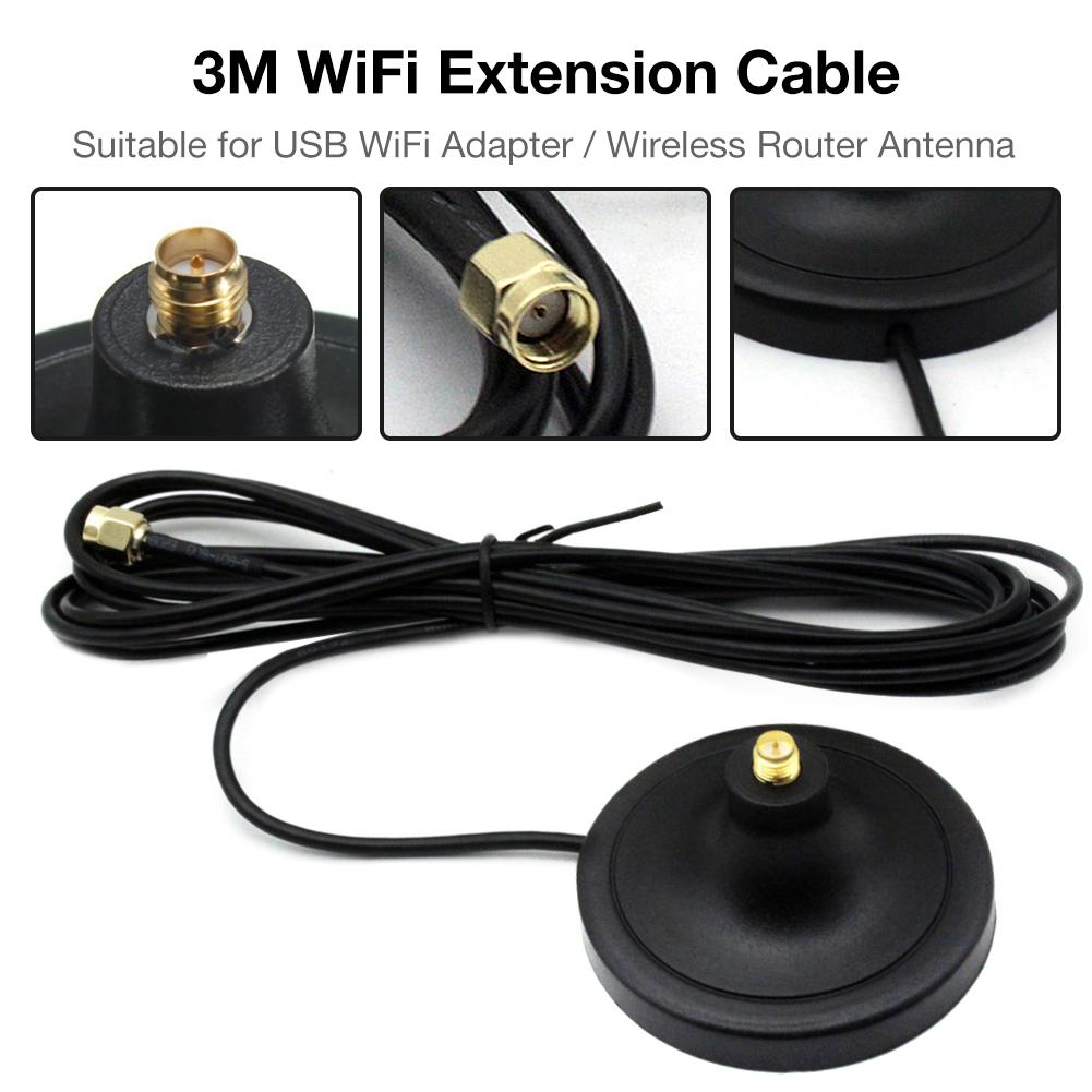 2,4G Antenne Basis WIFI Verlängerung Kabel Lange SMAJK Männlich zu Weiblich Interface 3G 4G Antenne Träger Extender