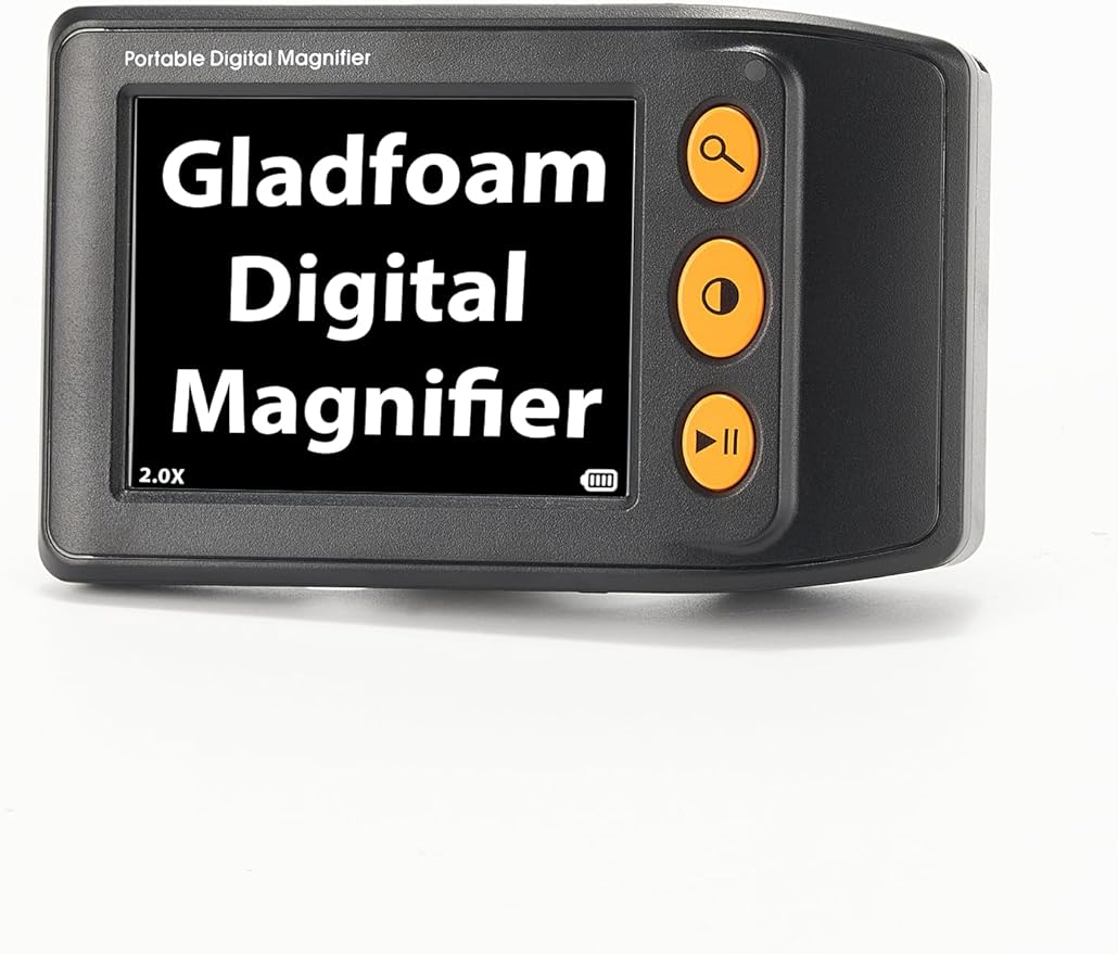 Digital videoforstørrelsesglas til svagtseende bærbar elektronisk forstørrelsesglas læsehjælpemidler til seniorer 3.5 " lcd-skærm 2x-25x zoom lup