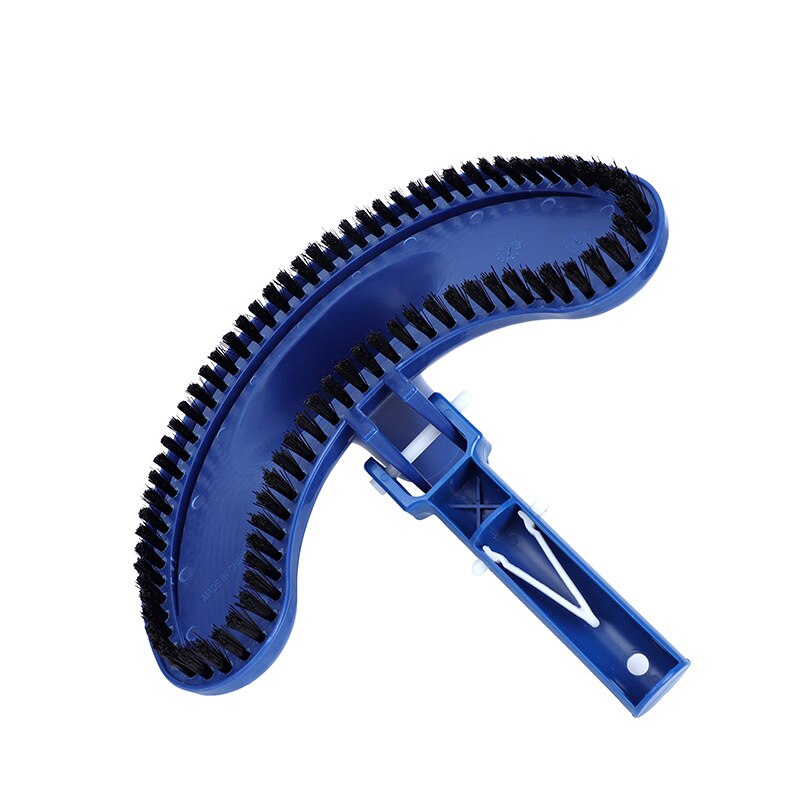Vacuum Head Brush Cleaner Pool Suction Head Brush Cleaner Half Moon Flexible Swimming Pool Cleaning Tool Curved Brush Head