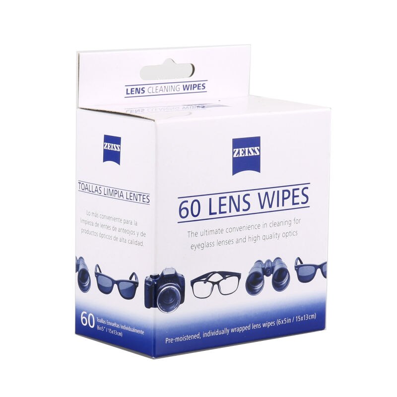 60pcs Zeiss bevochtigd Lens Schoonmaken Glazen doek Optische Camera Cleaner