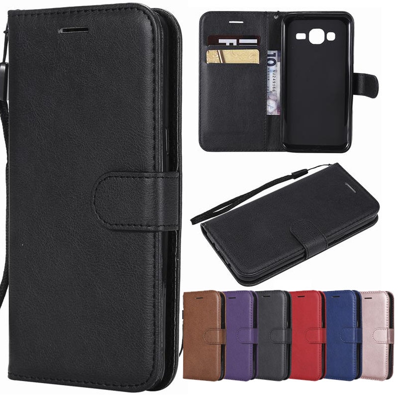 Luxury Leather Flip Case For Samsung Galaxy J3 Case J310 Phone Coque For Samsung Galaxy J3 Cover Wallet Card Slot Fundas