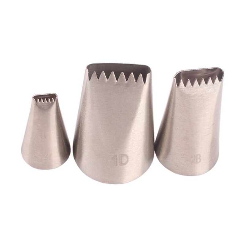 3 stuks spuitmondjes cupcake mandvlechttips glazuurspuitmondje herbruikbare russische gebakspuitmondjes bakvorm taartdecoratiegereedschap