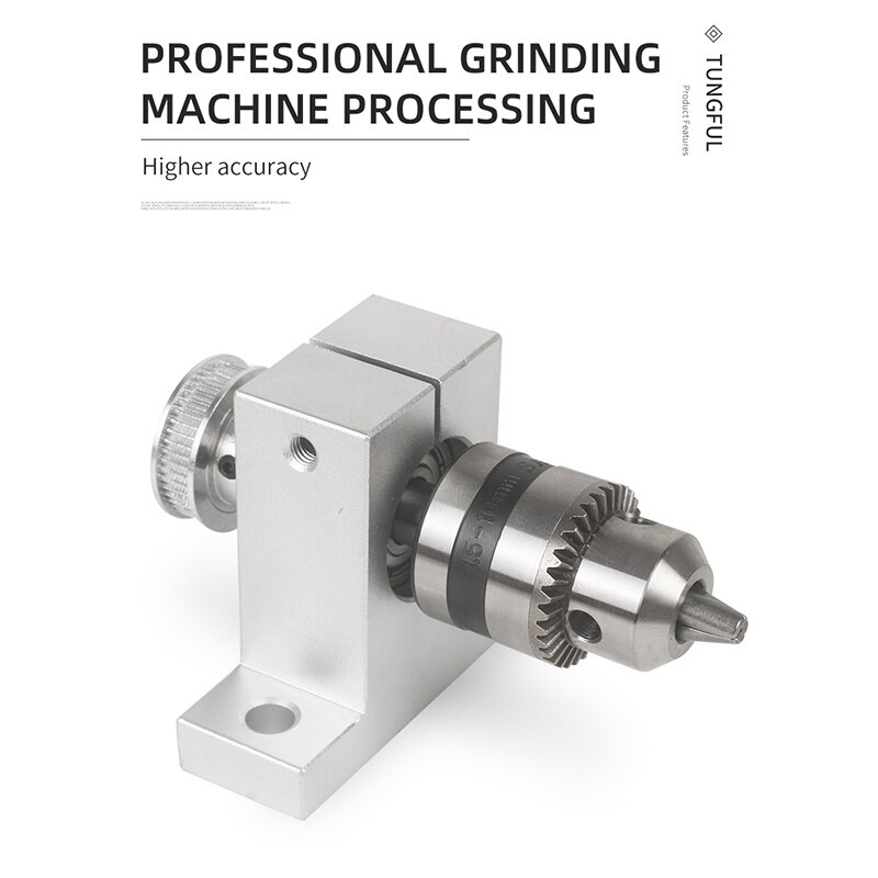 Three-jaw chuck spindle assembly mini lathe woodworking beads machine round ball machine Cutting Grinding Spindle