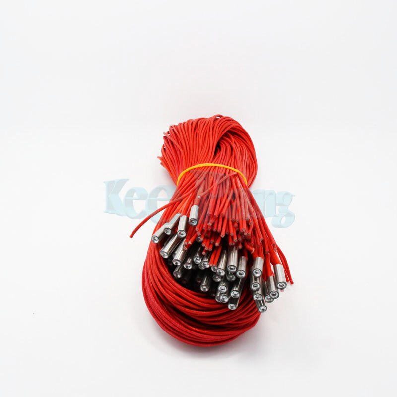 24V 40W 1M Ceramic Cartridge Heater For Extruder 3D Printer Parts Heating Tube Extrusion Heat Aluminum Cartridge Heater