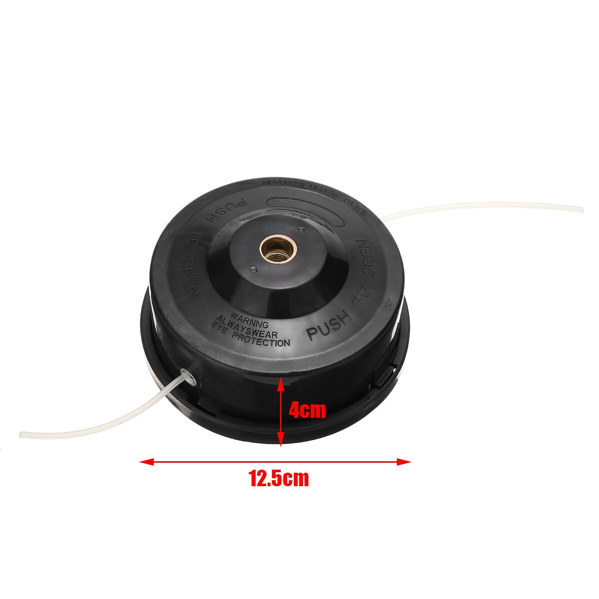1 pc Mower Trimmer Head Universal Feed String Trimmer Head Brush Lawn Mower Replacement Mower Trimmer Head