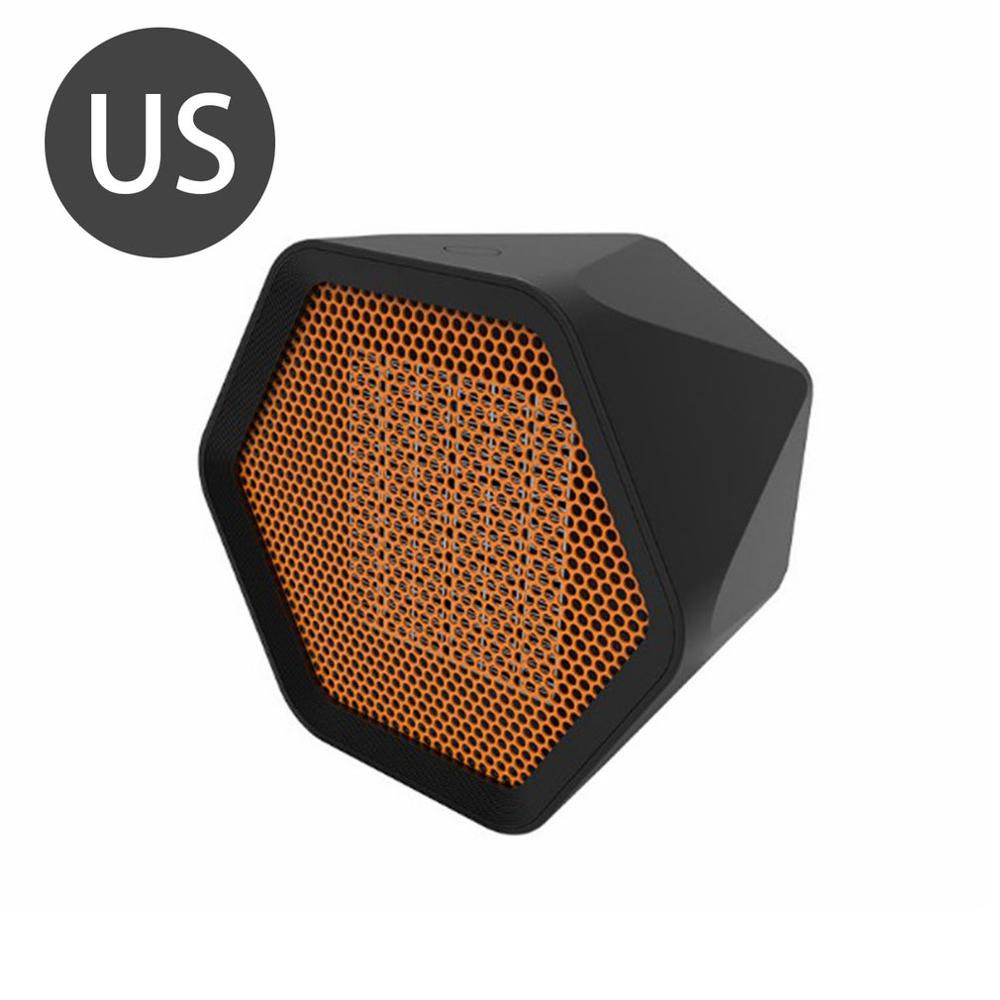 Office Desktop Mini Portable Electric Heating Hexagon 600w Induction Adjustment Low Noise Household Small Air Heater: 4