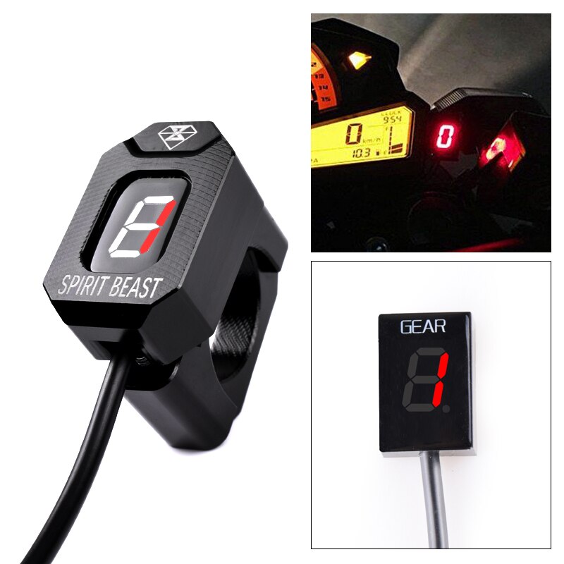 Pour Yamaha YFZ450 ATV YFZ 450 2007 Moto1-6 niveau compteur numérique moto Plug & Play indicateur de vitesse accessoires de moto