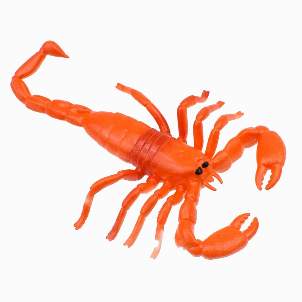 1 Piece Soft Plastic Insects Toys Model Spider Scorpion Lizard Locust Animals Figures Office Prank Toys: Yellow