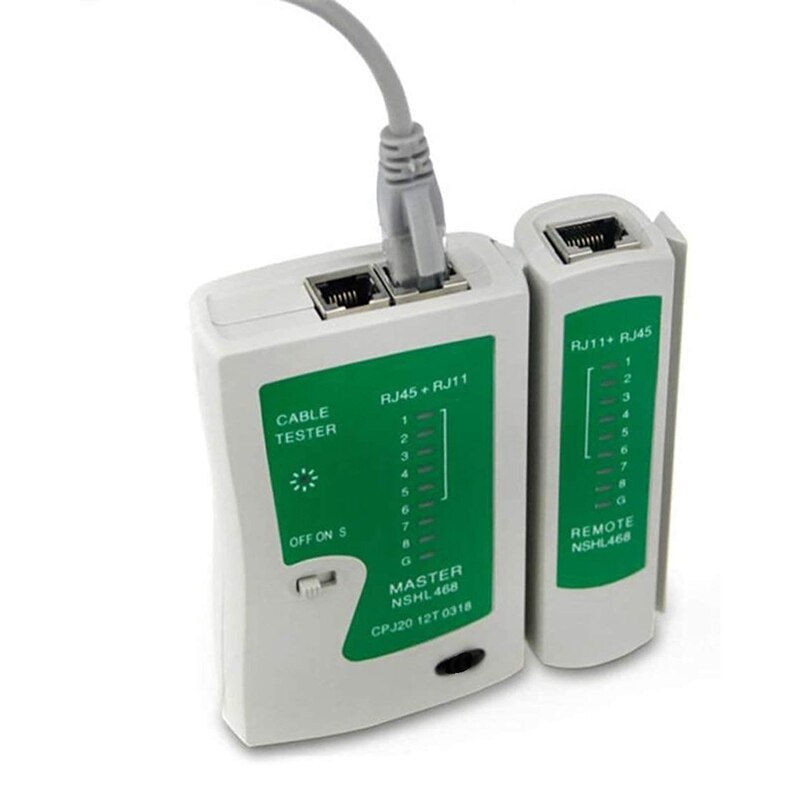 AU42-Kabel Tester RJ45 RJ11 Professionele Ethernet Kabel Tester Detector Remote Test Gereedschap Lijn Finder