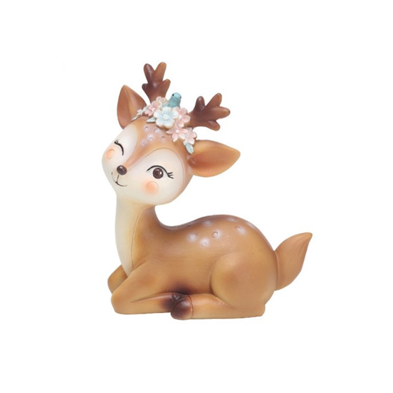 Décoration de gâteau d'anniversaire motif cerf | Animal de noël, jouet de Table, personnalité, dessin animé Han