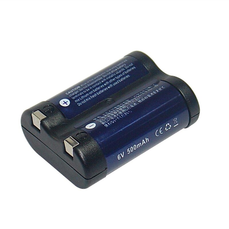 1 Stks/partij 2CR5 Film Machine Gewijd Oplaadbare Batterij En Oplader, Film Camera 6V Batterij + Lader Set: 2CR5 black battery