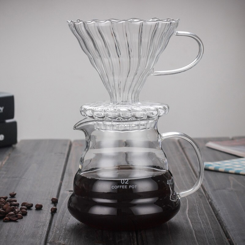 Herbruikbare Glas Koffie Filter Hittebestendige Koffie Drip Filter Praktische Kopje Koffie Filter Trechter Duurzaam Koffie Accessoire