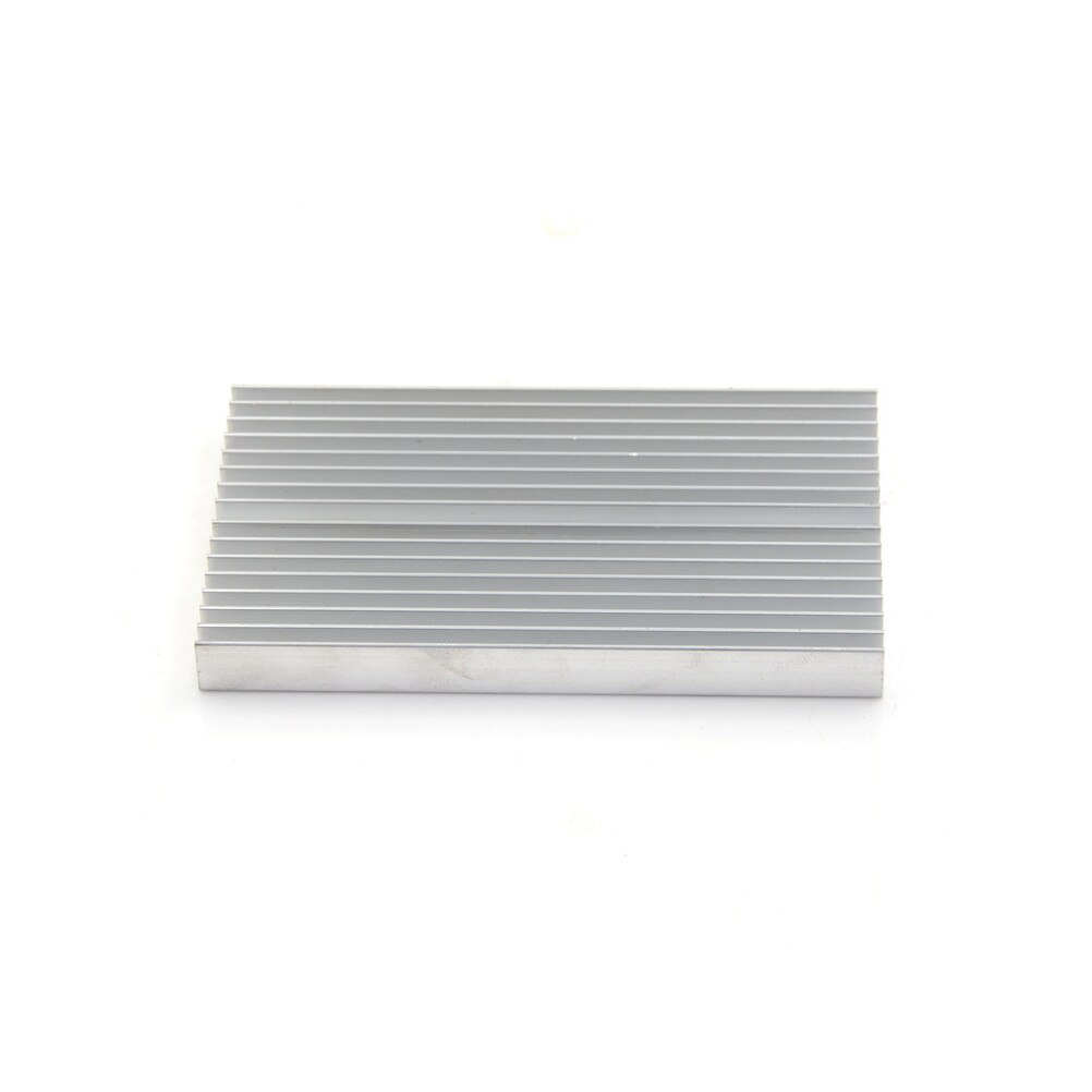 100x60x10mm 1pcs Silver Tone Aluminum Cooler Radiator Heat Sink Heatsink