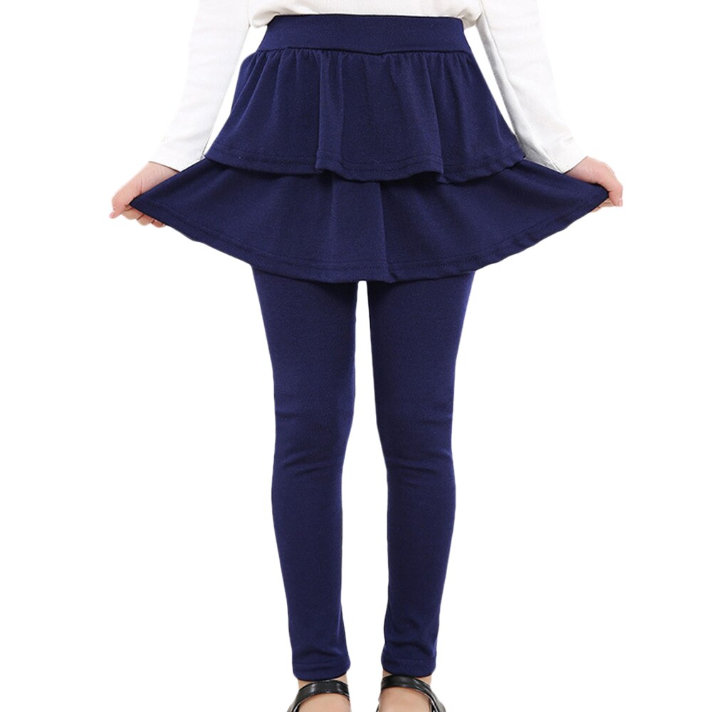 Mallas con volantes para niñas, ropa plisado liso, 2 piezas