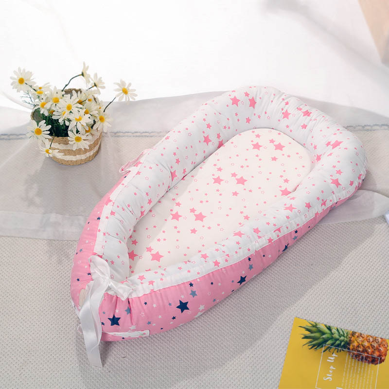 Baumwolle Tragbare Baby Schlaf Nest Stubenwagen bionisch Baby Kinderbett Bett Tragbaren Abnehmbaren Und Waschbar Krippe für Neugeborene 0-36 monate: 6