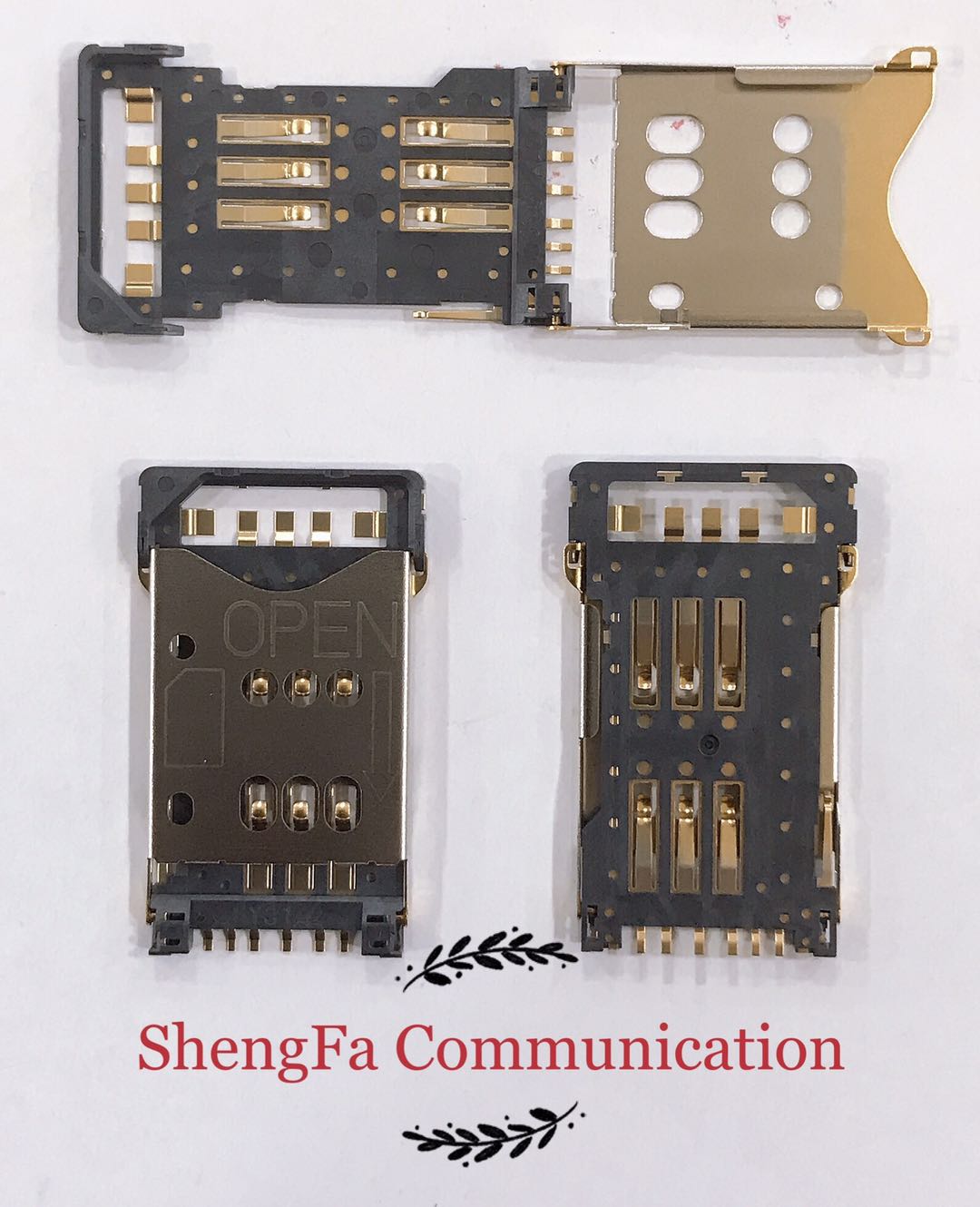 1pcs/Original for Nokia N82 8800A 8830E 8820E N900 3120C 3250 SIM Card Reader Connector Contact Module