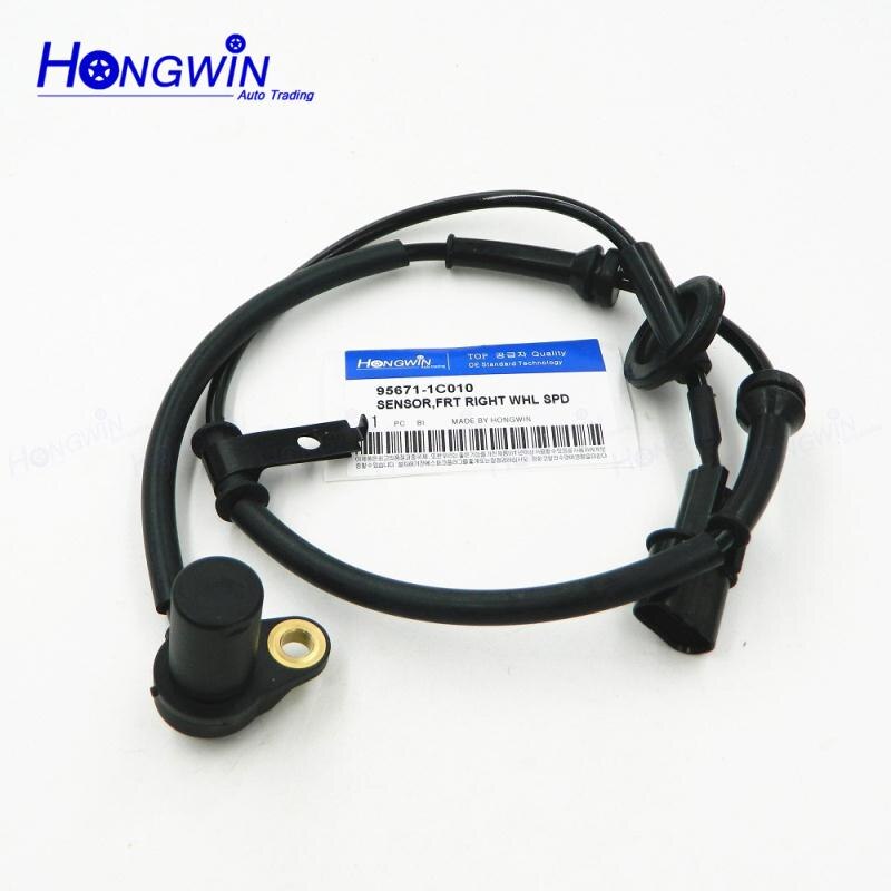 HW 95671-1C000 & 95671-1C010 Frente ESQUERDA & Direita ABS Da Roda Sensor de Velocidade para HYUNDAI GETZ TB UM CONJUNTO