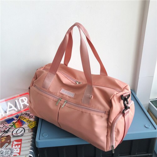 travel bag organizer luggage bag nylon bag travel bag packing bags bag: Pink