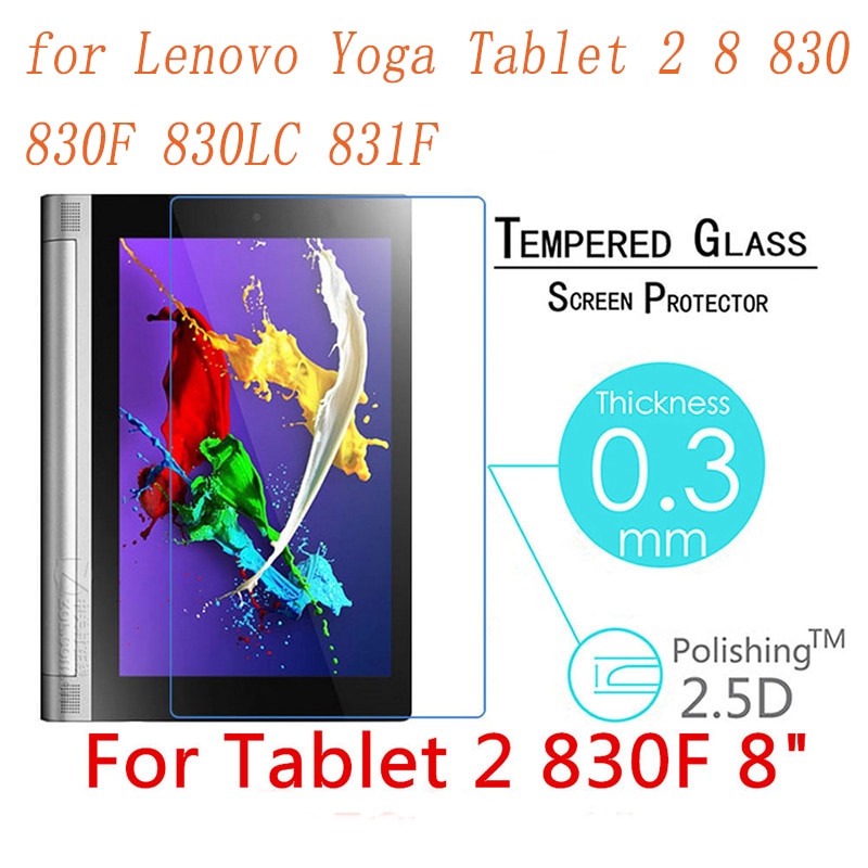 9H Screen Protector Voor Lenovo Yoga Tablet 2 8 Inch 830 830F 830LC 831F Voorkomen Kras Tablet Pc Lcd gehard Glas Film Guard