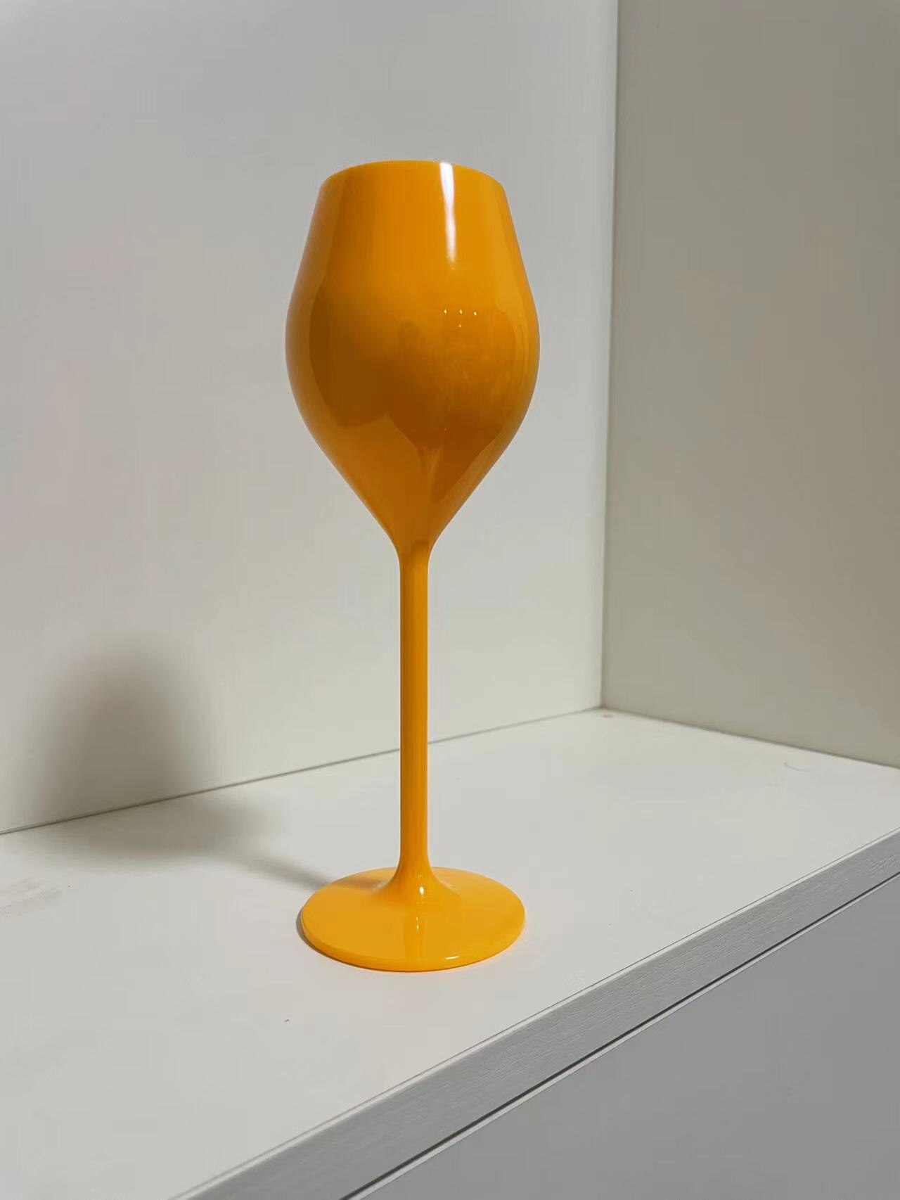 PC plastic champagne red wine cup acrylic glass bar red wine transparent glass glass brandy: Purple