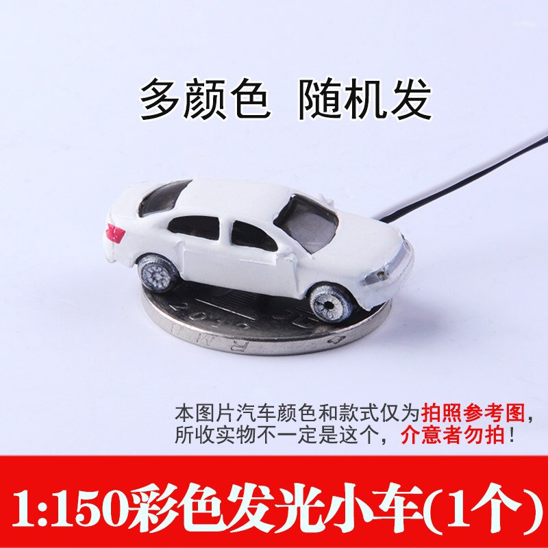 DIY Building Model Material Sandbox Scene Model Ornaments Car Color Small Car Traffic Car Bus: 1 150 Color Shining Small Car  Vehicle Body Random Color  1