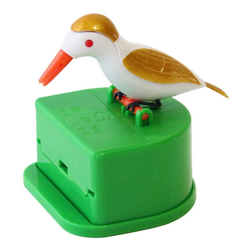 Neue Nette Kleine Vogel Zahnstocher Behälter Automatische Zahnstocher Spender Zahnstocher Halfter Dekoration Tisch Dekor: GR1